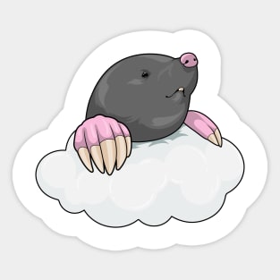 Mole Clouds Sticker